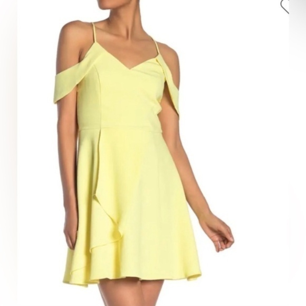 Adelyn Rae Yvone Woven Fit & Flare Dress Size S
